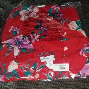 Fit and flare Cami dress in red Floral